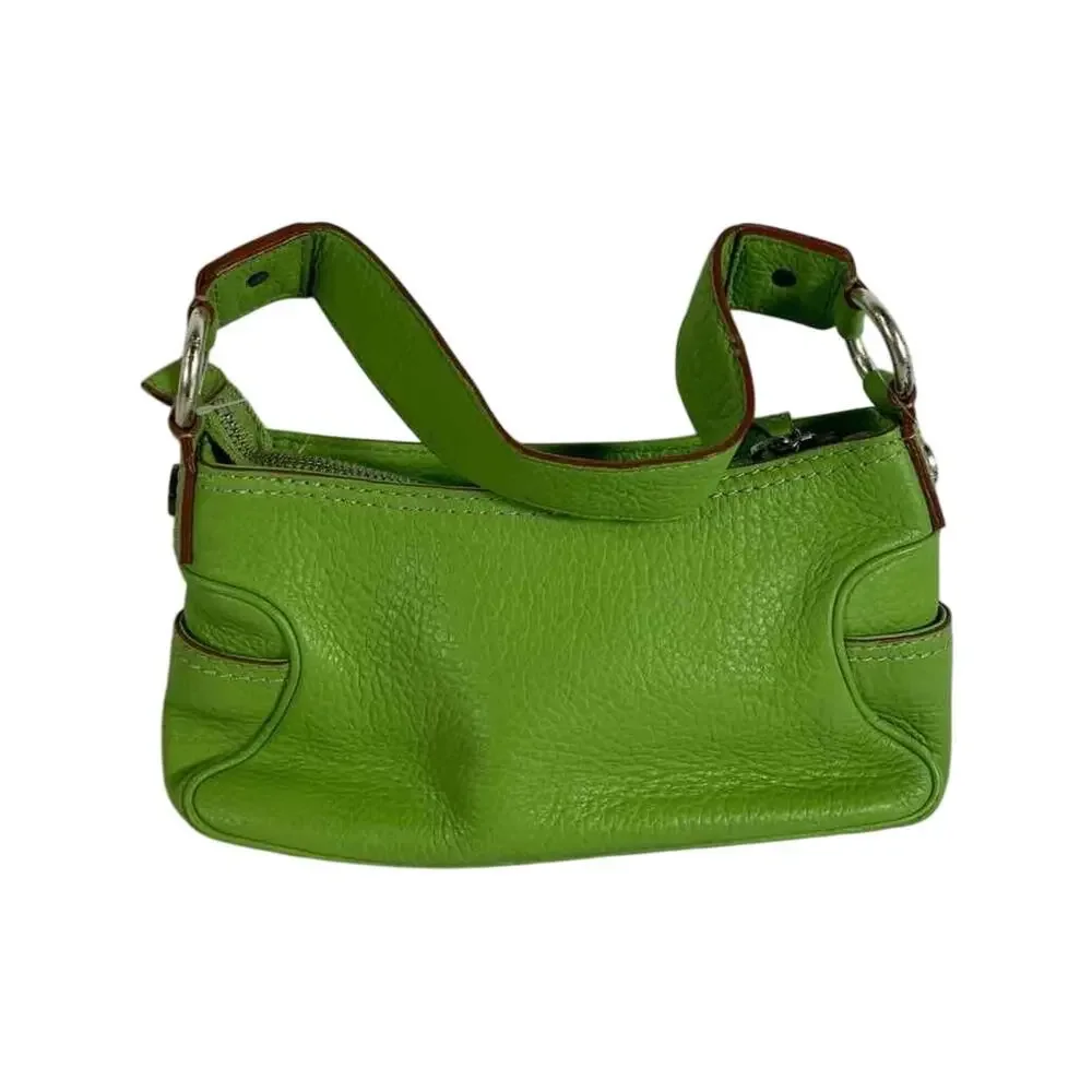 Women's Michael Michael Kors Lime Green Leather‎ Shoulder Crossbody Bag Y2K Brat